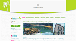 Desktop Screenshot of gite-oasis.fr